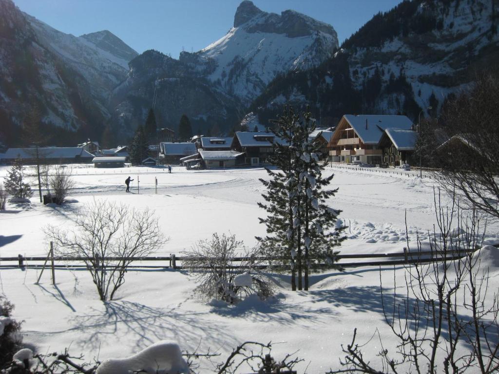 Hotel Pension Spycher Kandersteg Oda fotoğraf